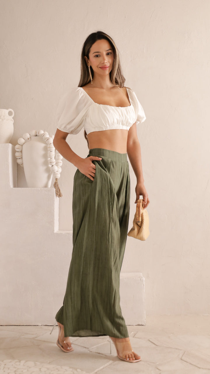 side view image 1 of Jelina Palazzo Pants