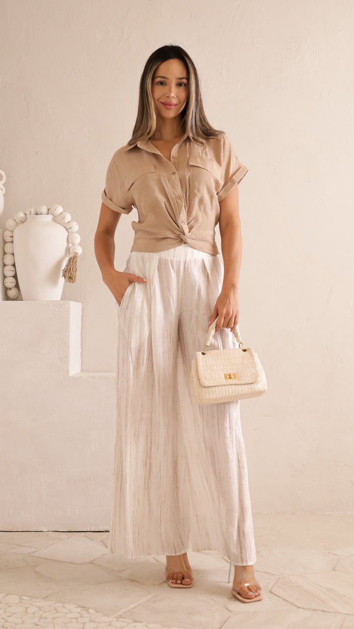 front view image 2 of Jelina Palazzo Pants