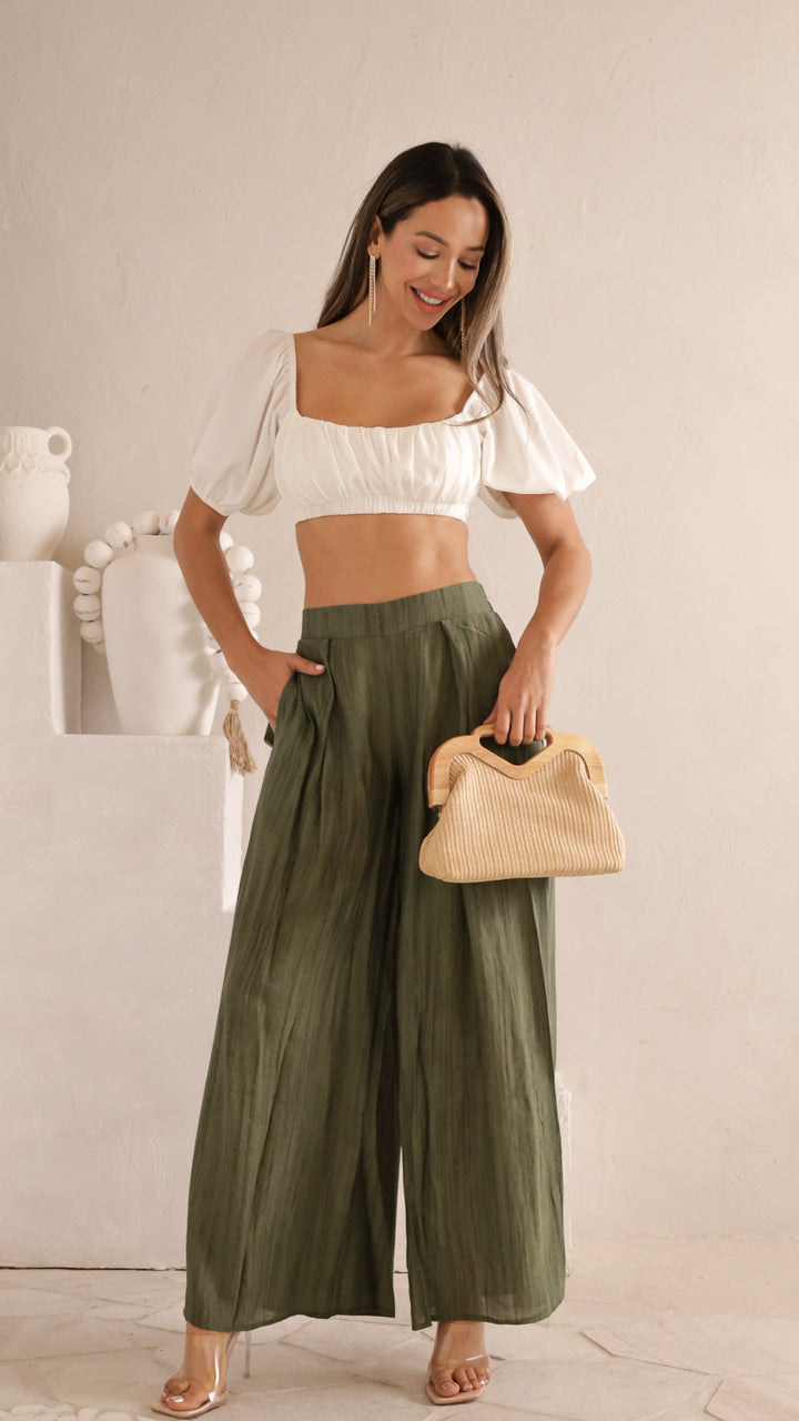 front view image 2 of Jelina Palazzo Pants