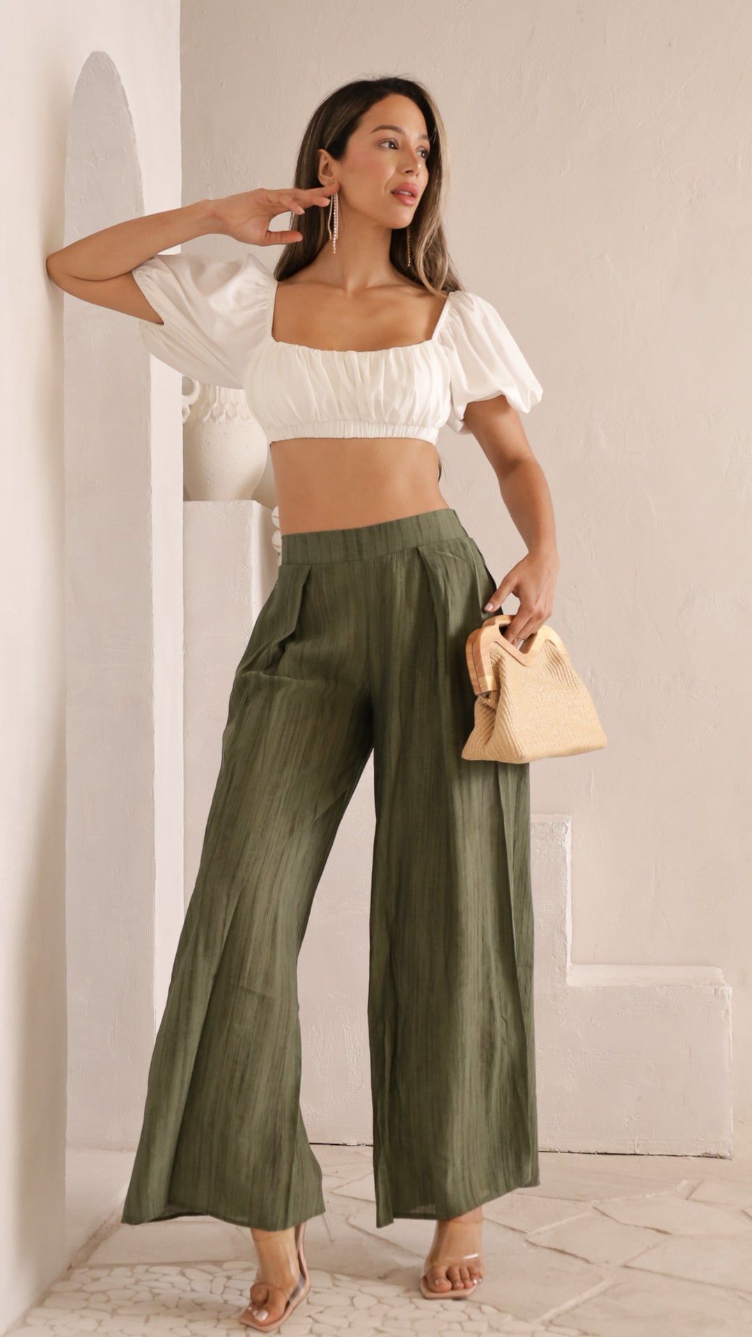 front view image 3 of Jelina Palazzo Pants