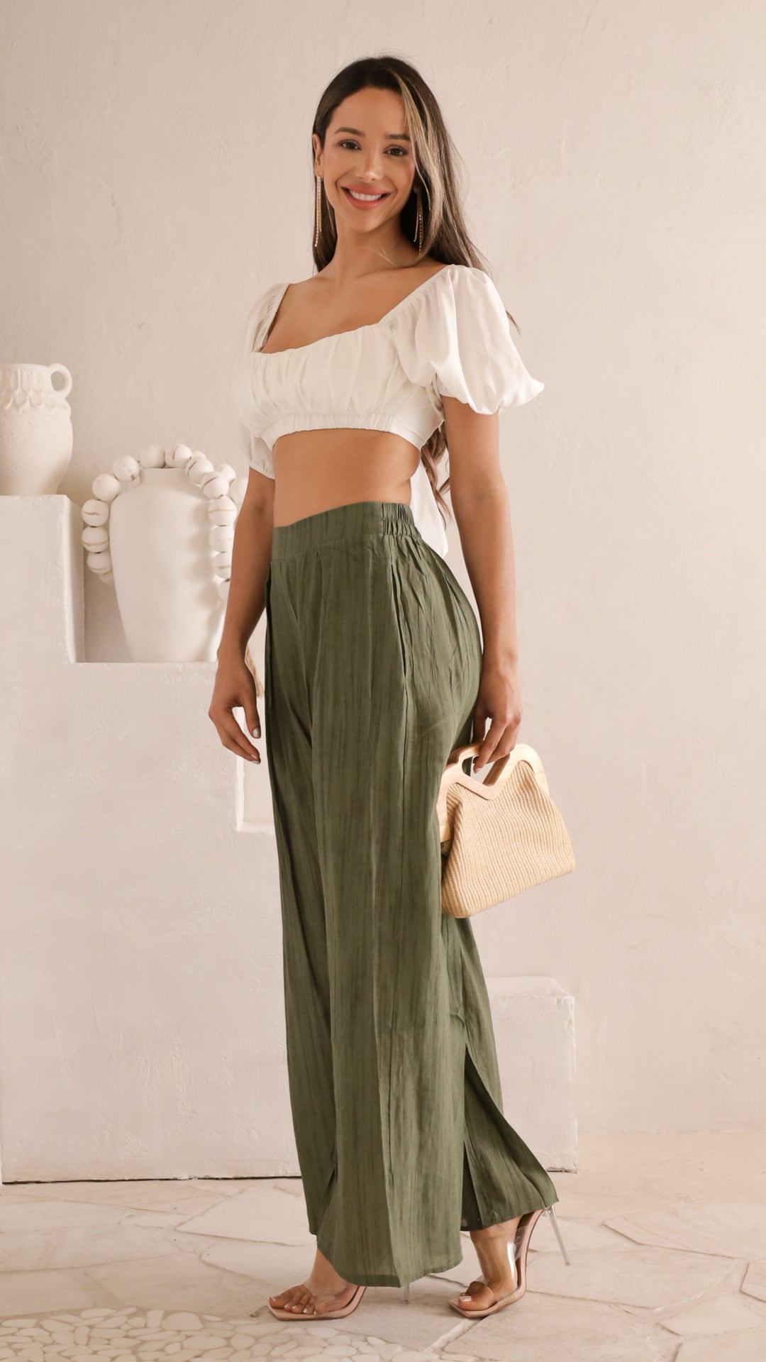 side view image 3 of Jelina Palazzo Pants
