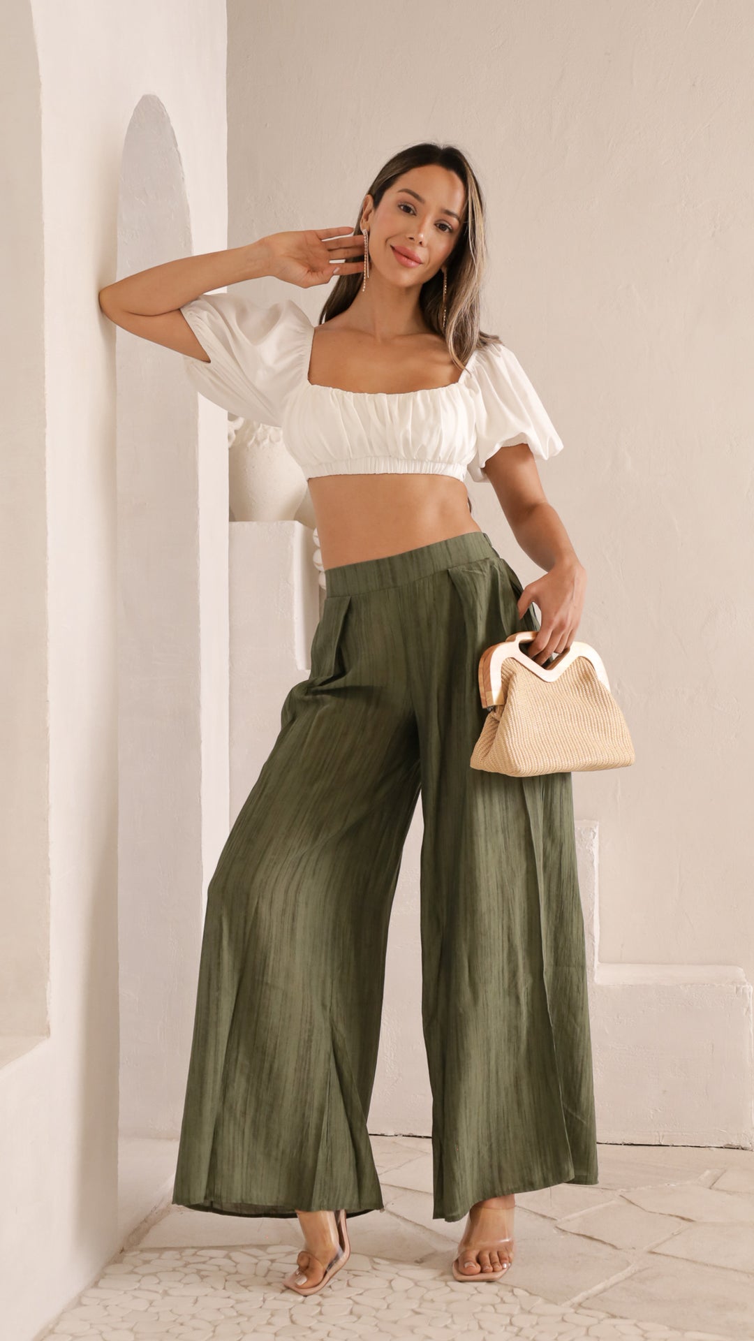 front view image 4 of Jelina Palazzo Pants