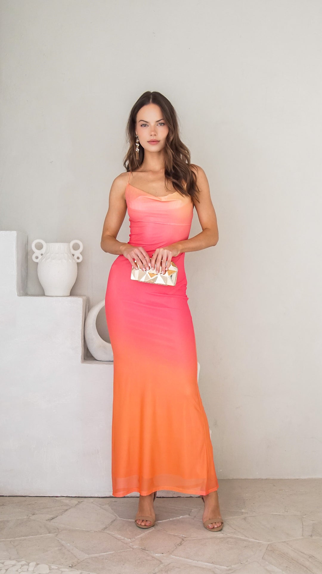Zarelle Maxi Dress Front View 5
