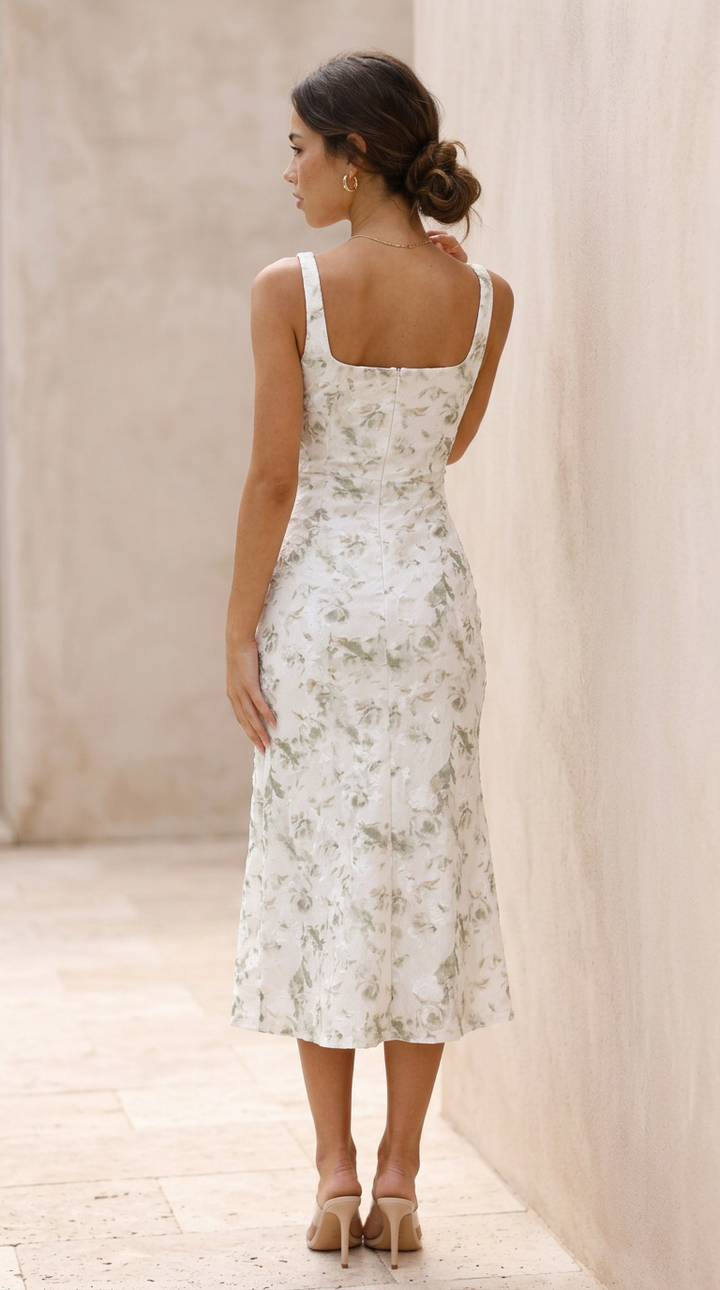 rear view image 1 of Carime  Midi Dress
