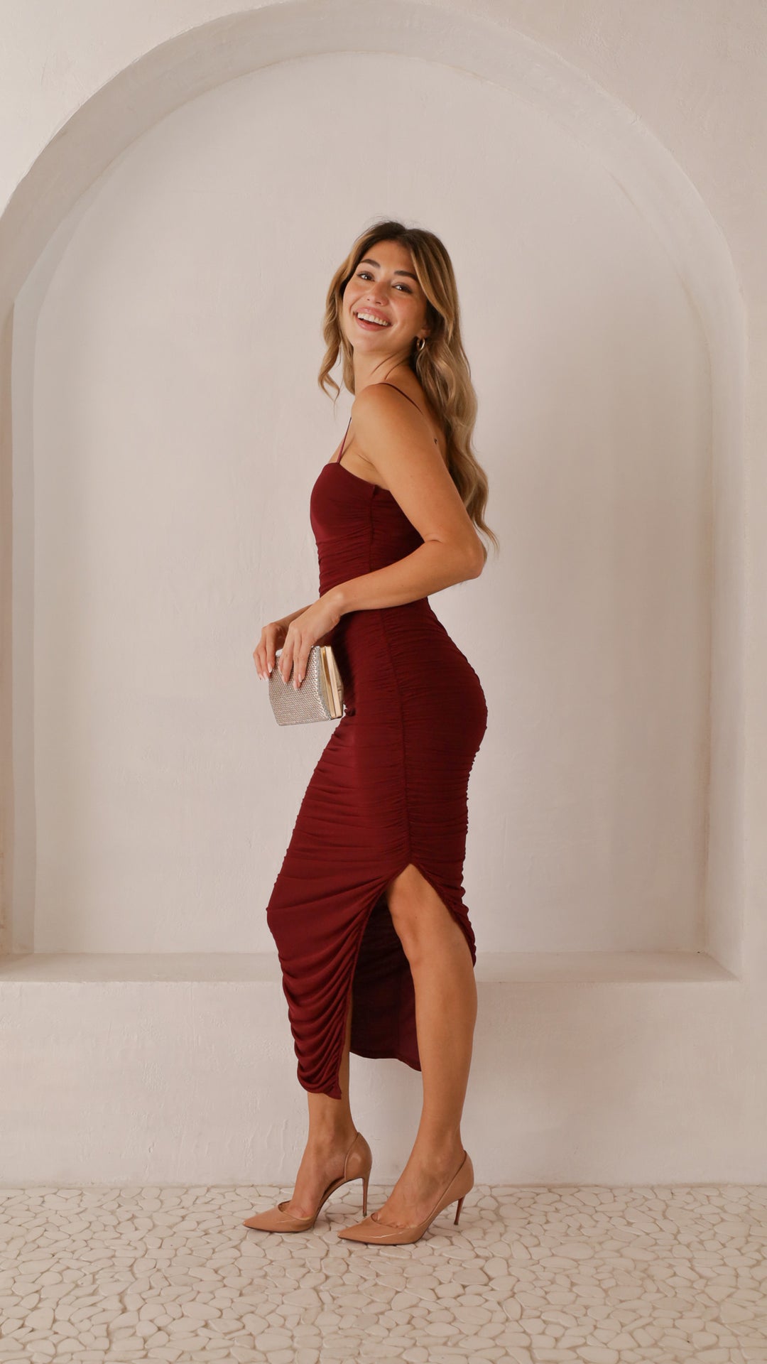 side view image 2 of Tali Midi Dress