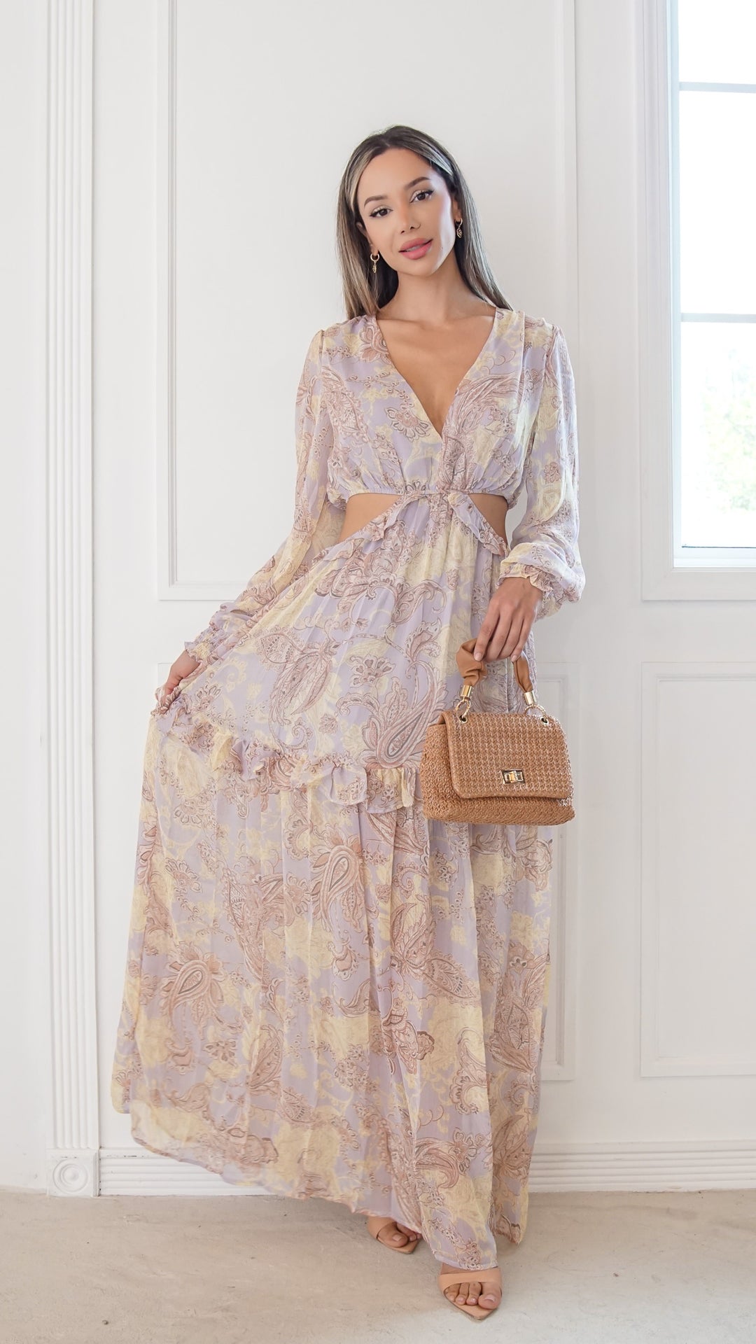 front view image 3 of Elaria Maxi Dress