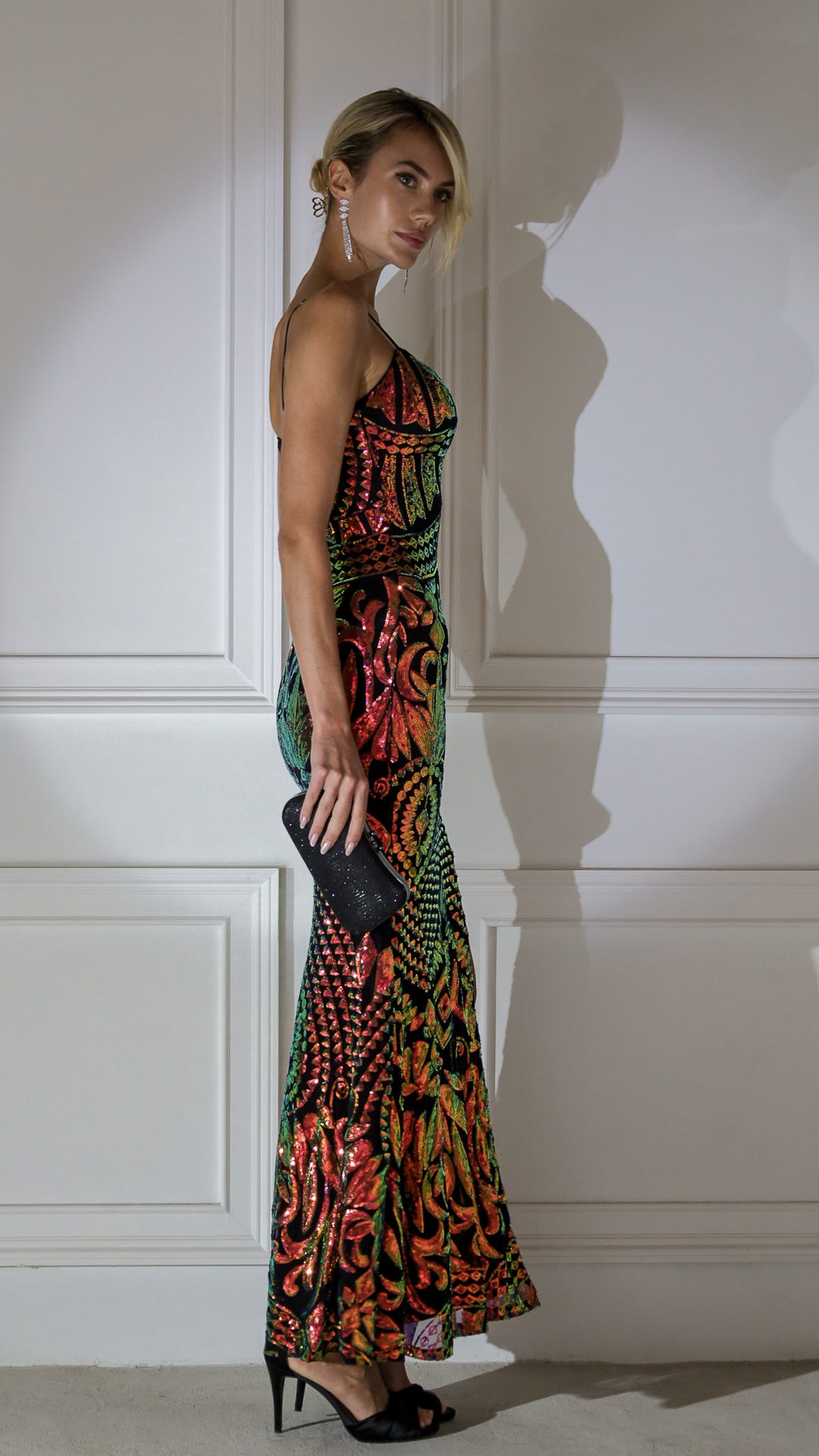 side view image 1 of Rone Maxi Dress