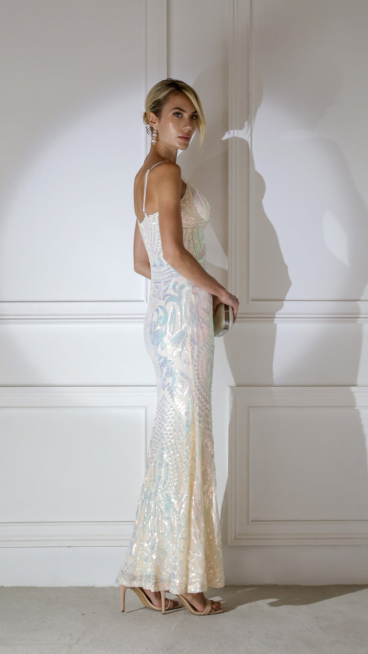 side view image 3 of Rone Maxi Dress