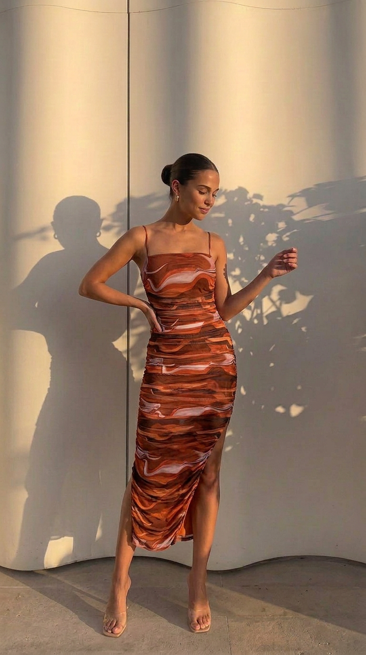 front view image 3 of Vera Midi Dress