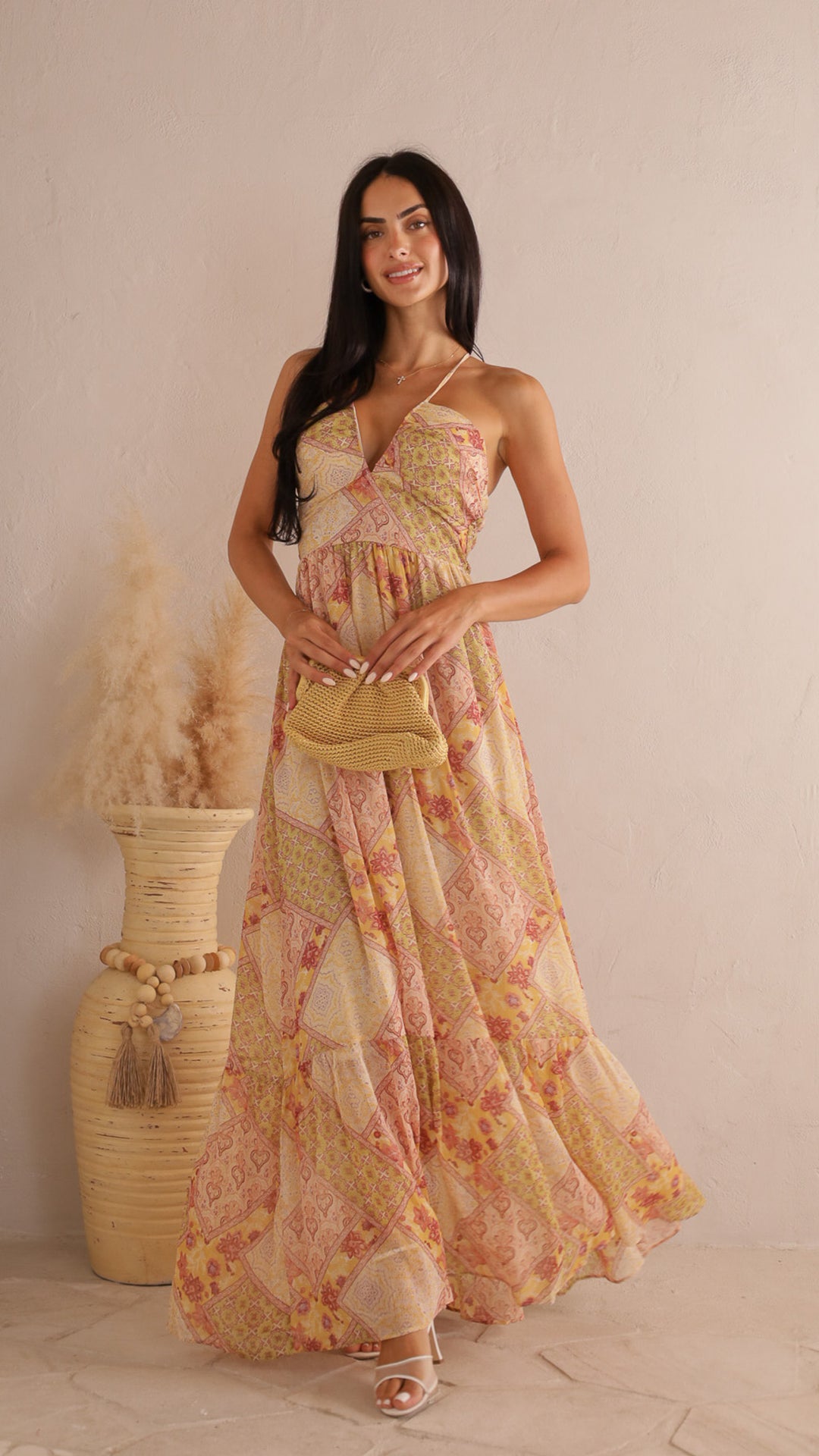 front view image 1 of Julieta Maxi Dress