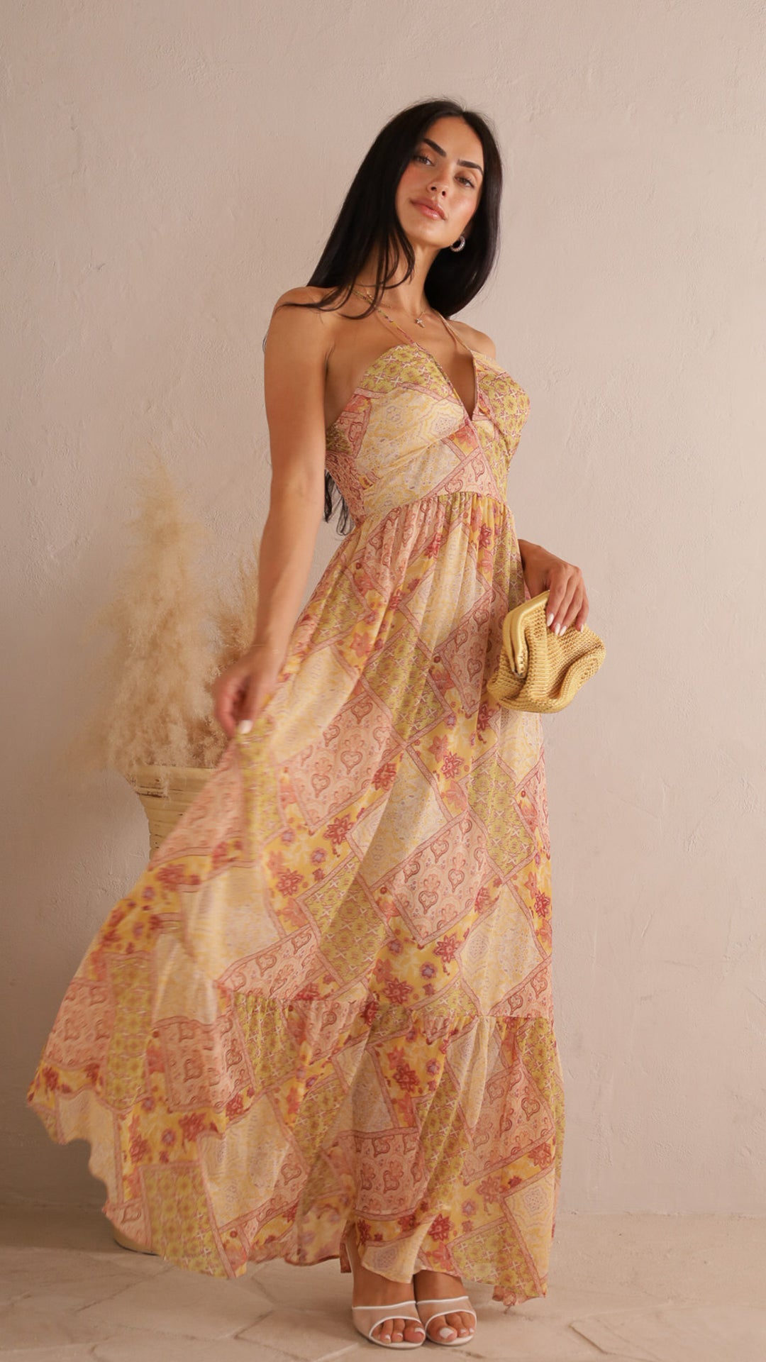 front view image 2 of Julieta Maxi Dress