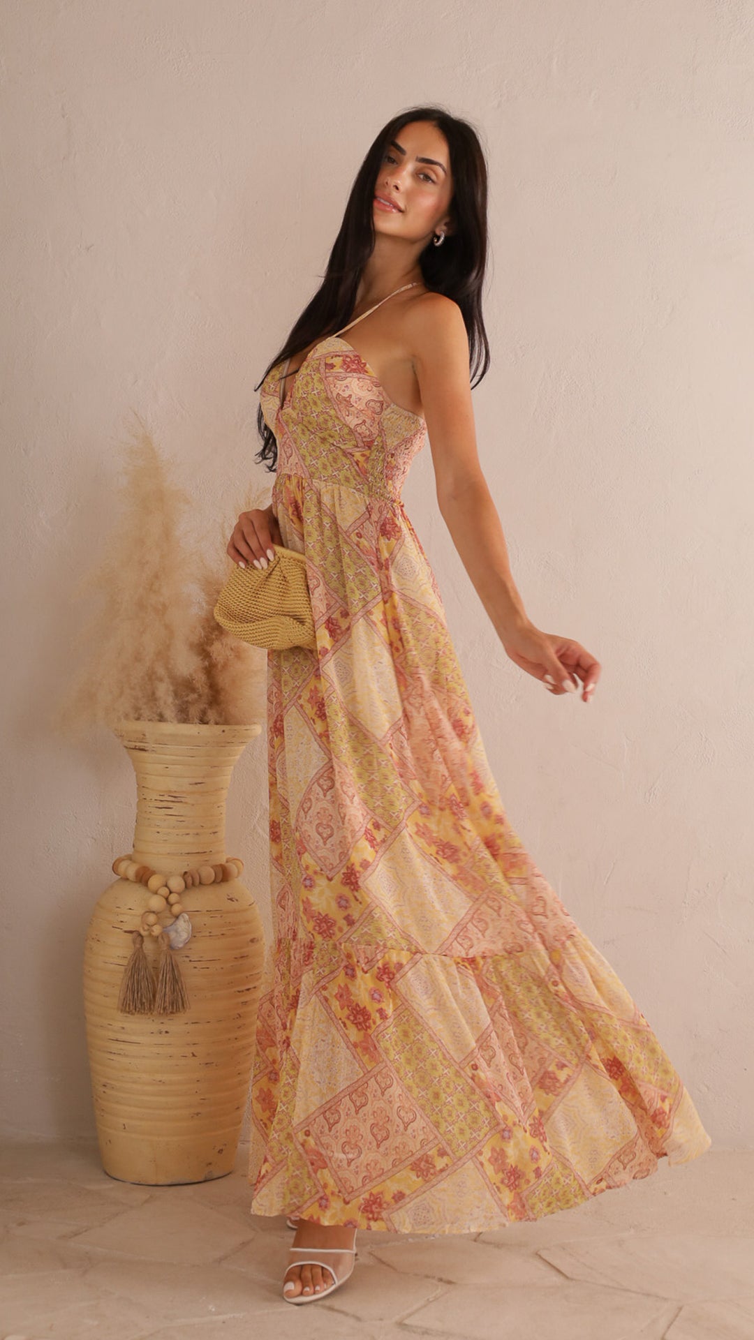 side view image 4 of Julieta Maxi Dress