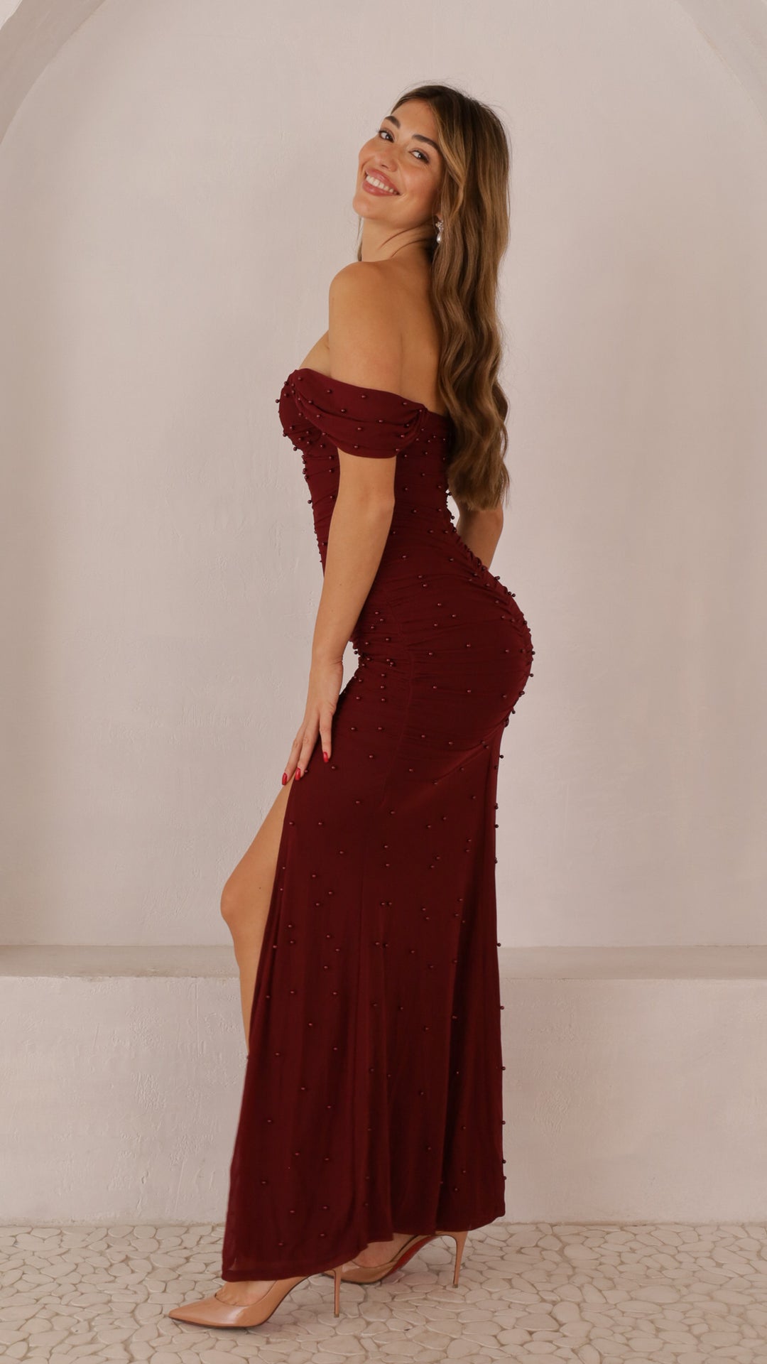 side view image 3 of Valerine Maxi Dress