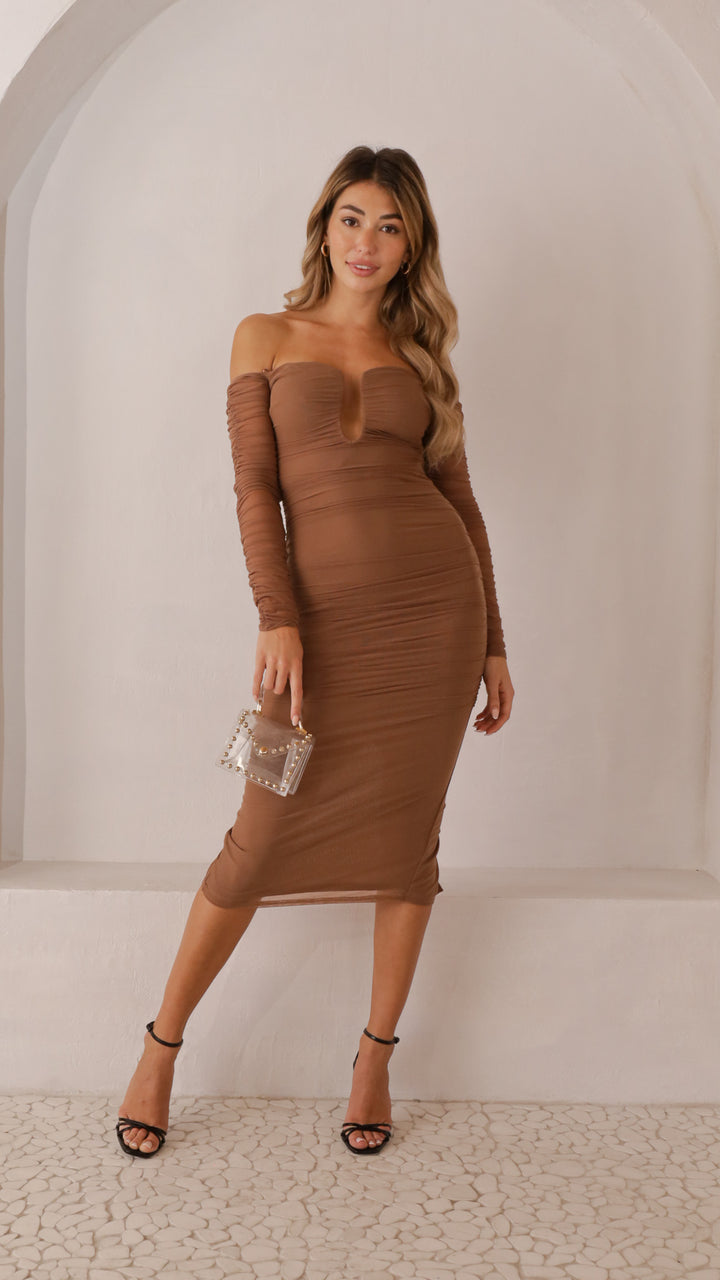 front view image 1 of Noelia Midi Dress