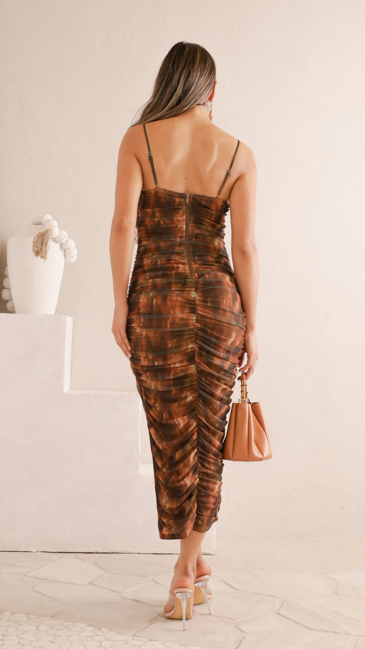 rear view image 1 of Selene Ruched Dress