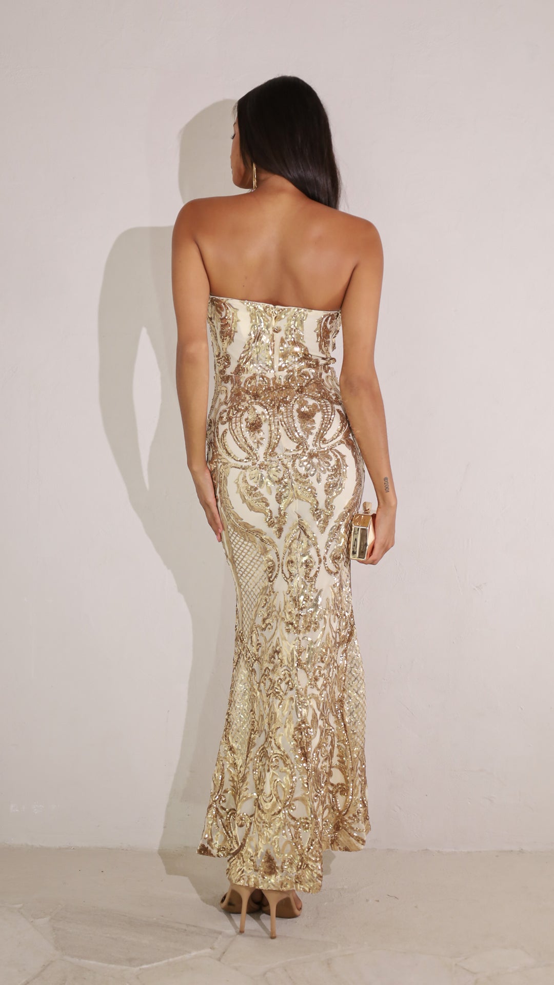 rear view image 1 of Seraphina Sequin Maxi Dress