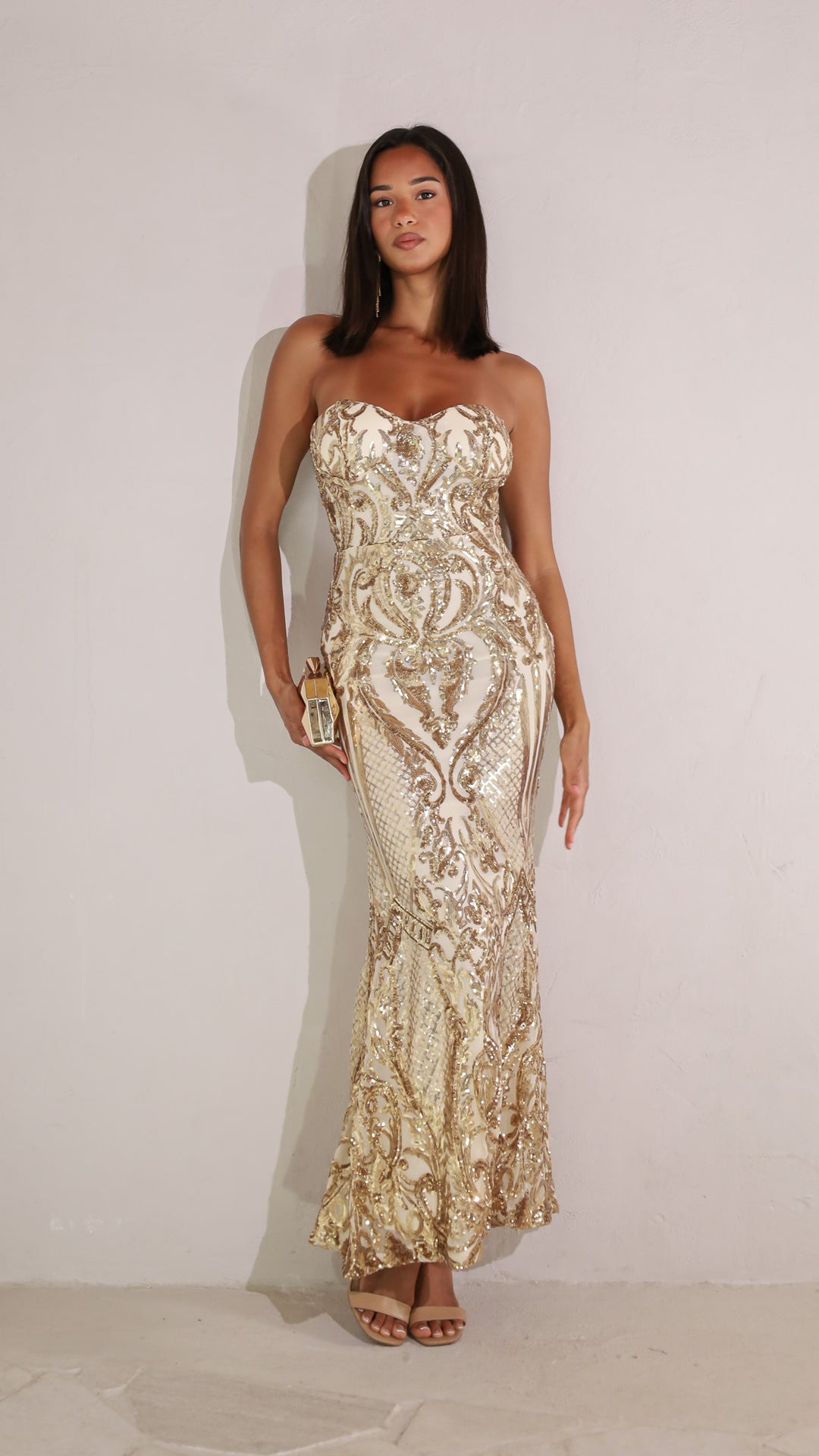 front view image 4 of Seraphina Sequin Maxi Dress