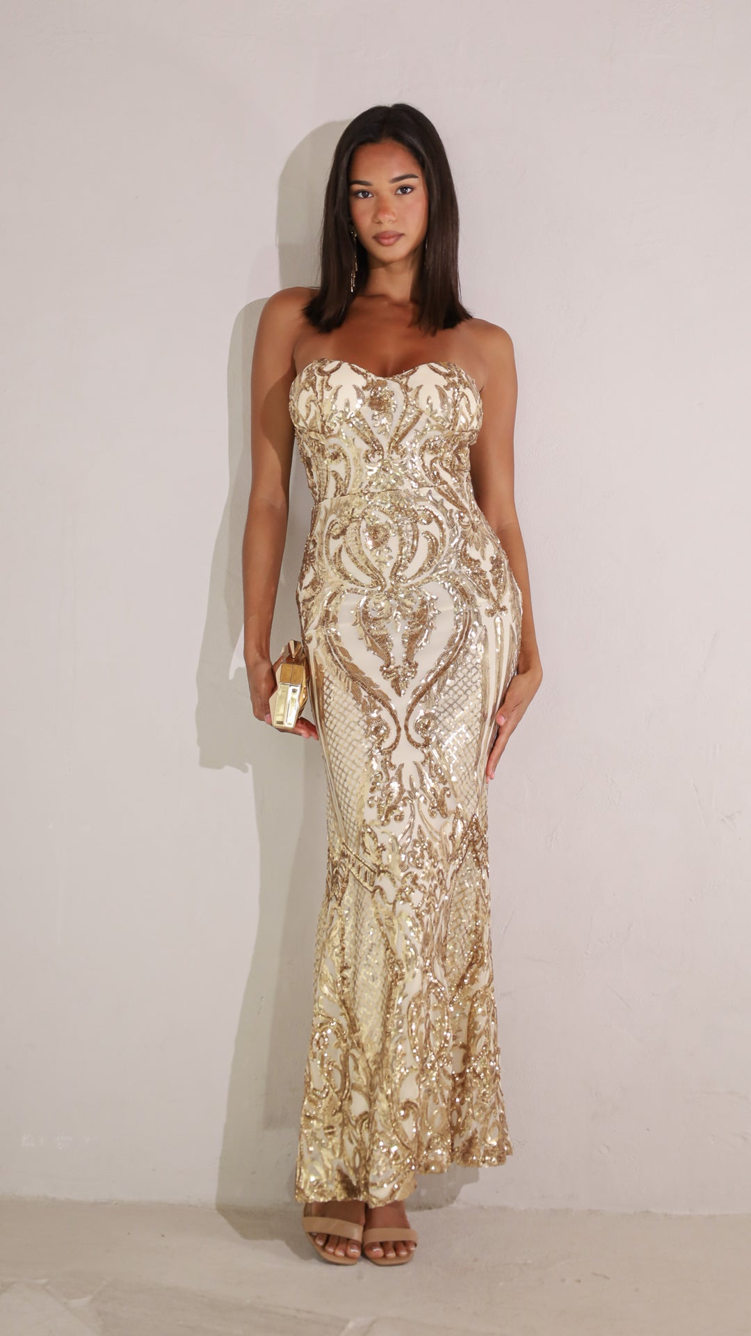 front view image 5 of Seraphina Sequin Maxi Dress