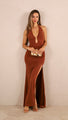 Celestine Plunge Maxi Dress