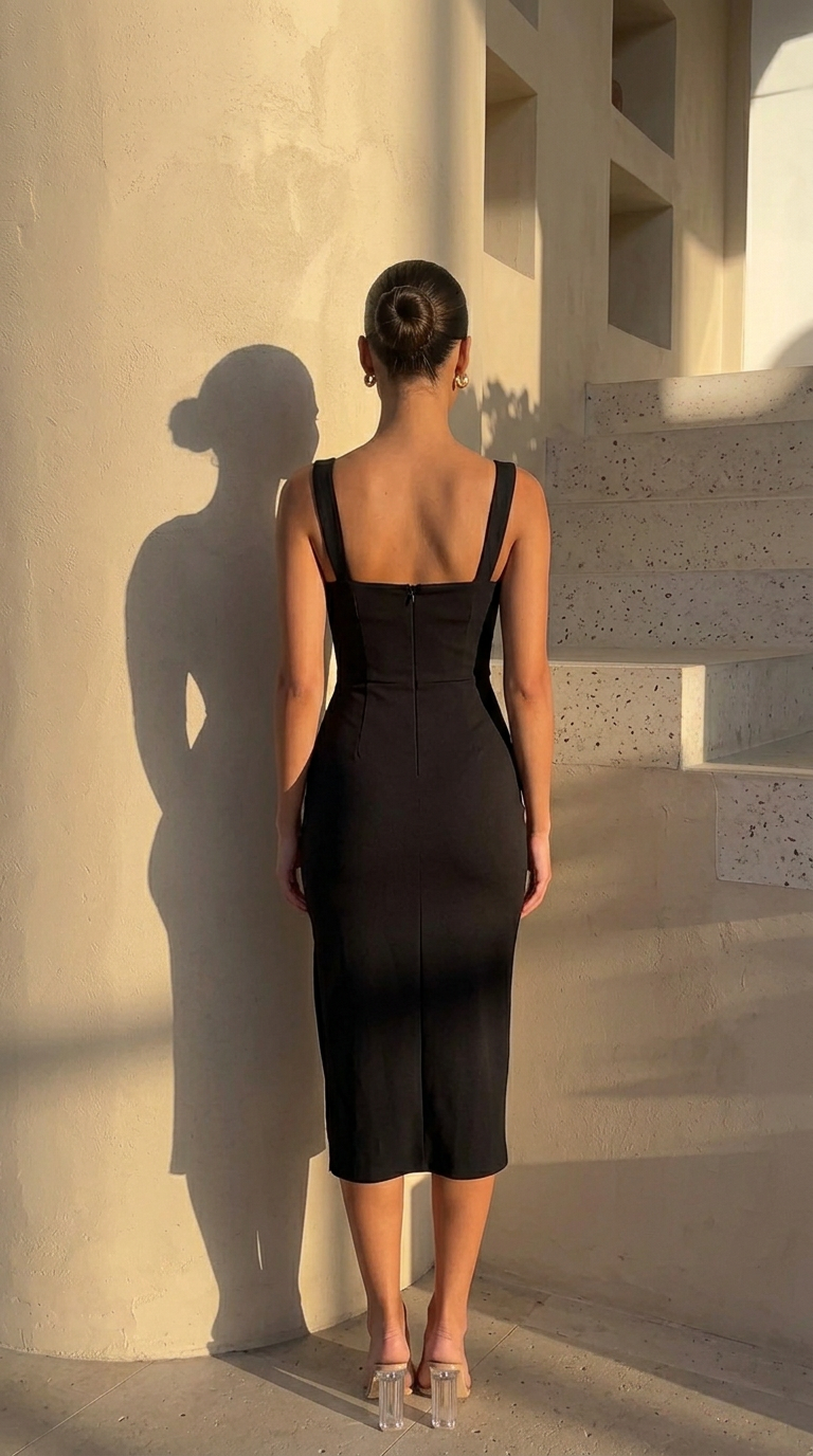 rear view image 1 of Fiorela Midi Dress