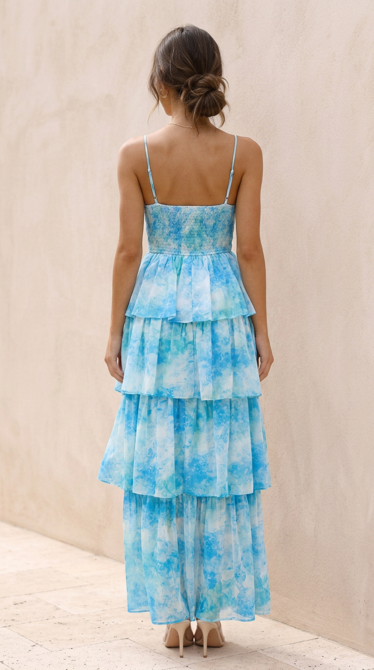 rear view image 1 of Hasli Maxi Dress