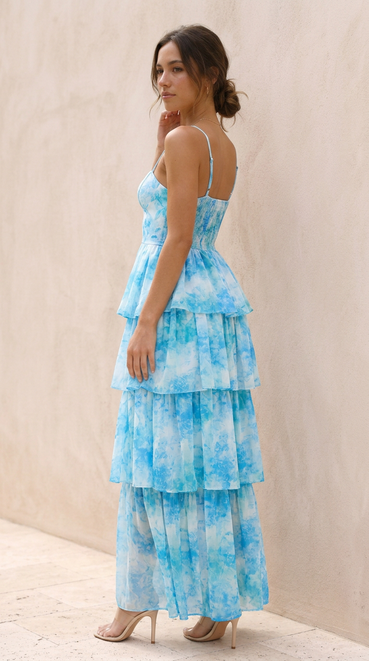 side view image 1 of Hasli Maxi Dress