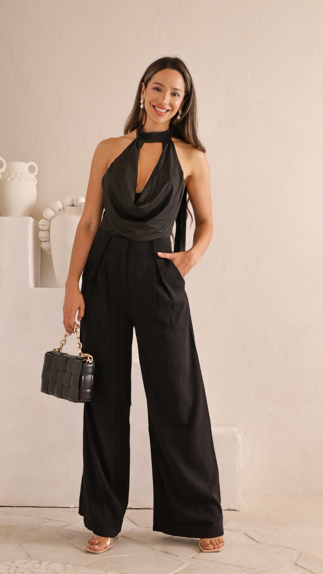 front view image 2 of Aquarius Halter Top