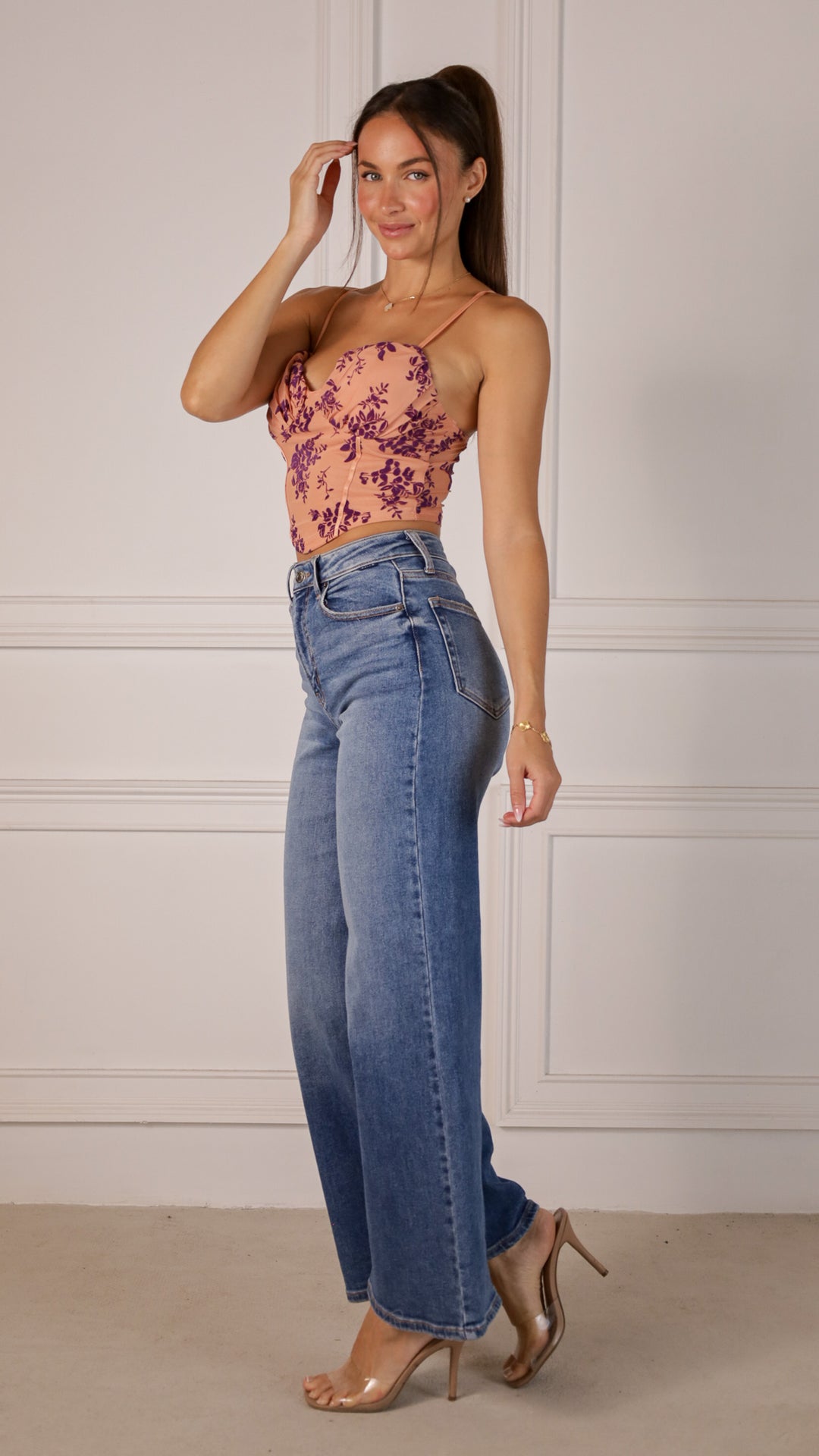 side view image 1 of Orlisse Bustier Top