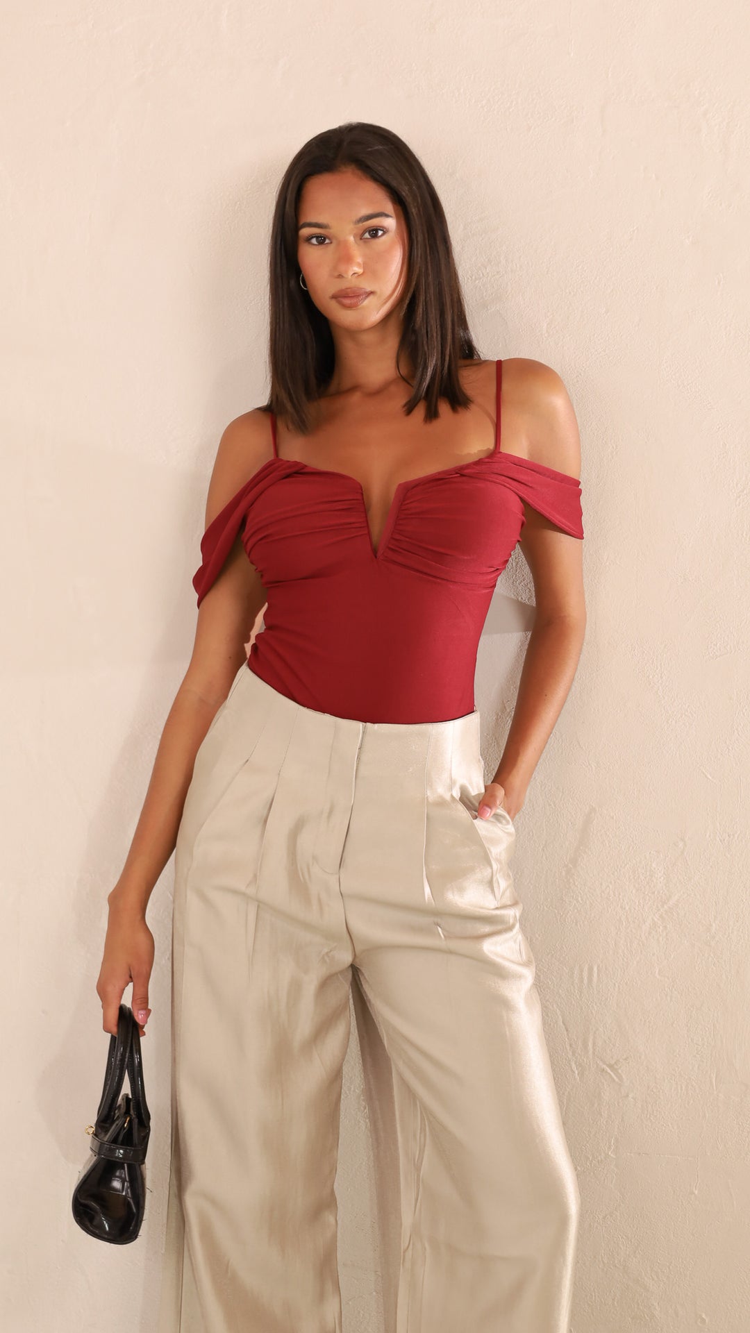 front view image 5 of Larine Bodysuit Top