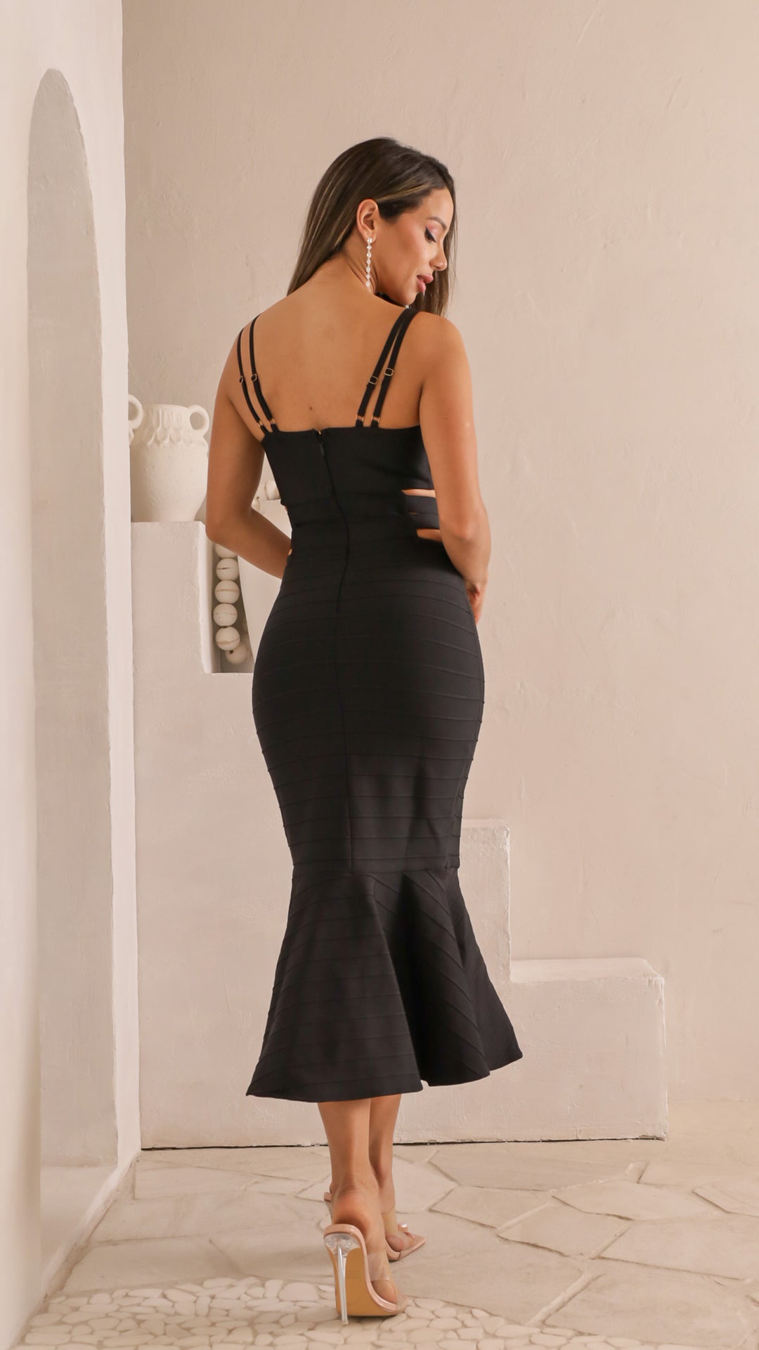 rear view image 2 of Elara Bandage Dress