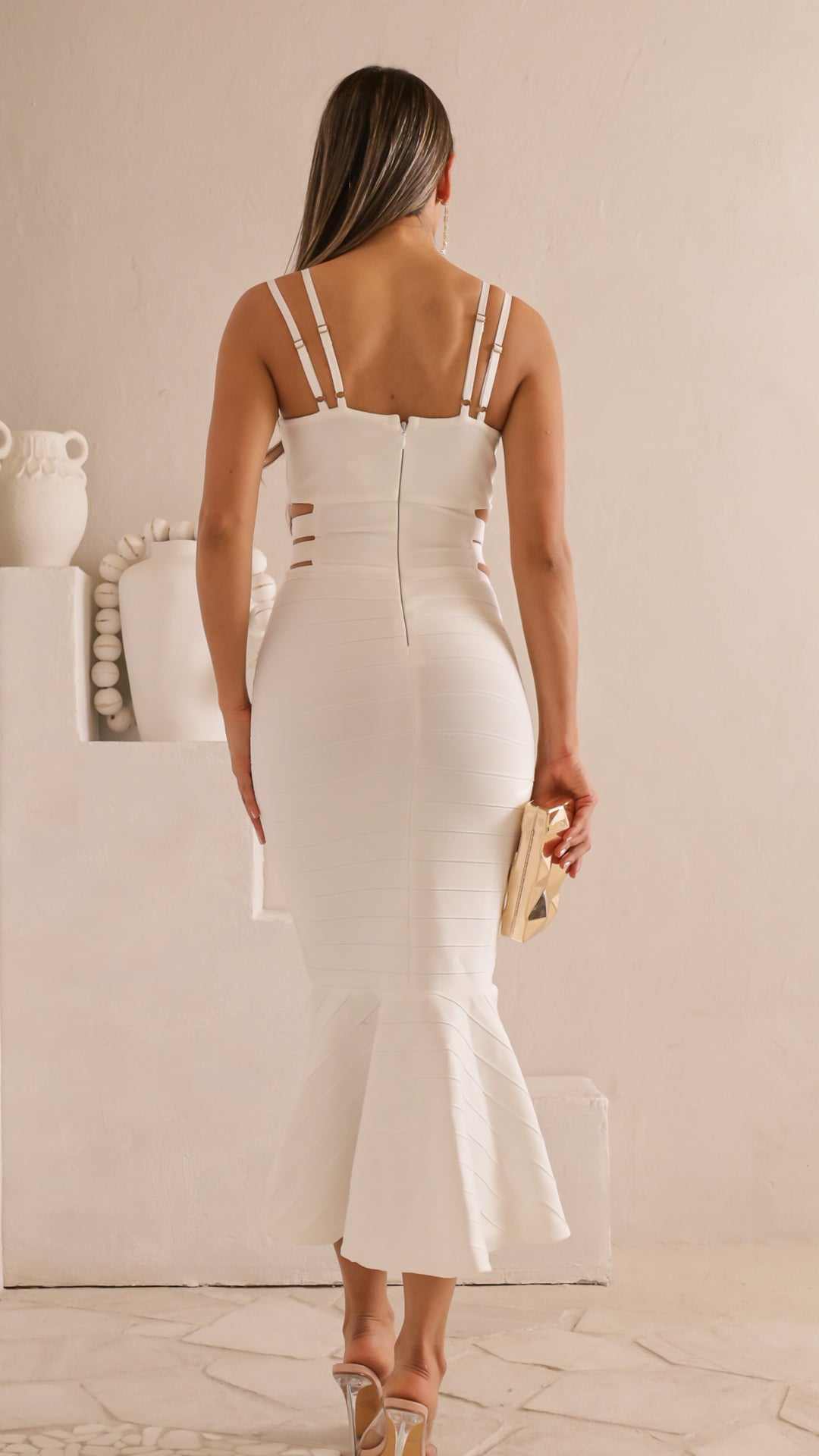 rear view image 2 of Elara Bandage Dress