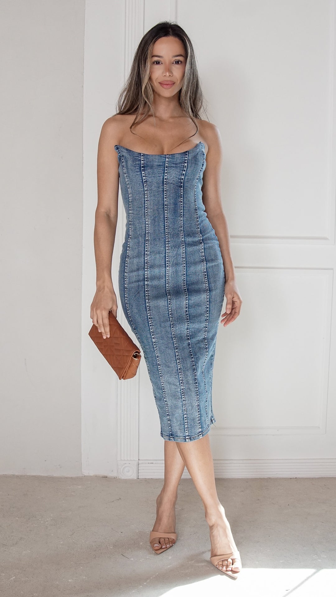 front view image 1 of Selene Midi Dress