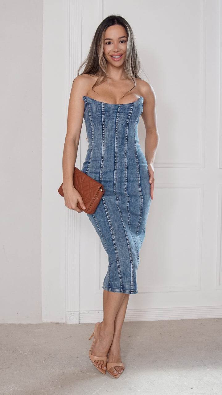 front view image 3 of Selene Midi Dress