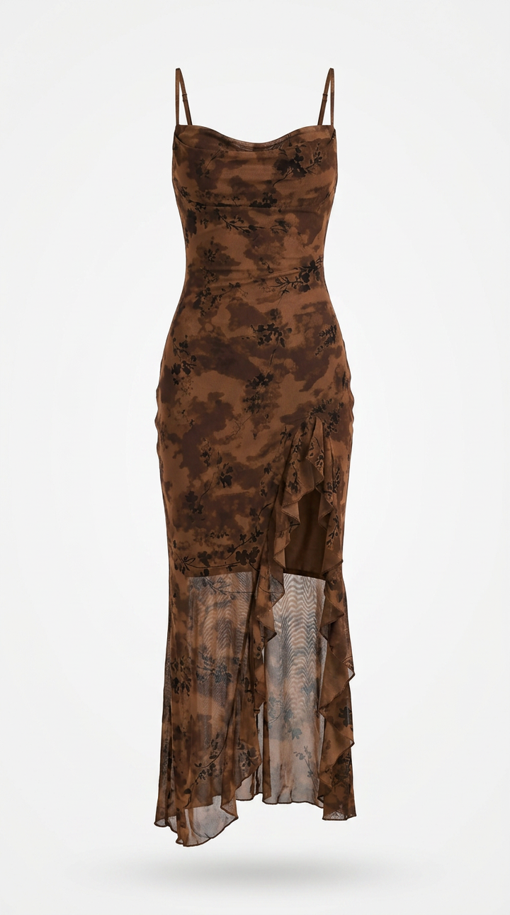 front view image 1 of Nilda Midi Dress