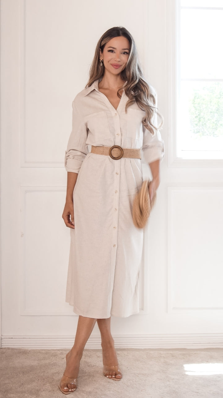 front view image 1 of Beverly Midi Dress