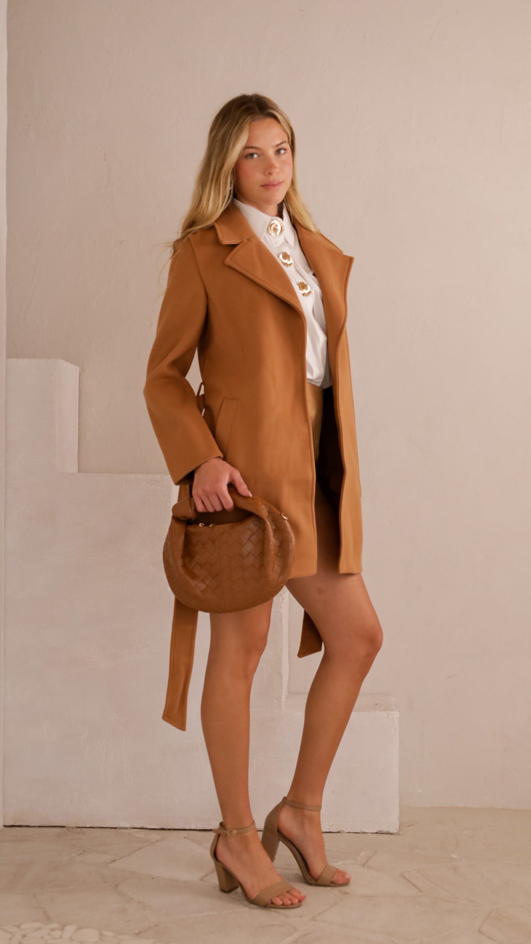 side view image 2 of Talia Belted Wrap Jacket