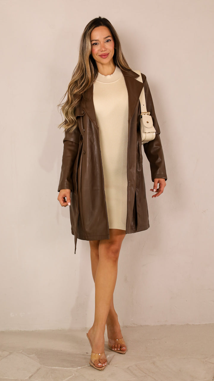 front view image 2 of Valentina Trench Jacket