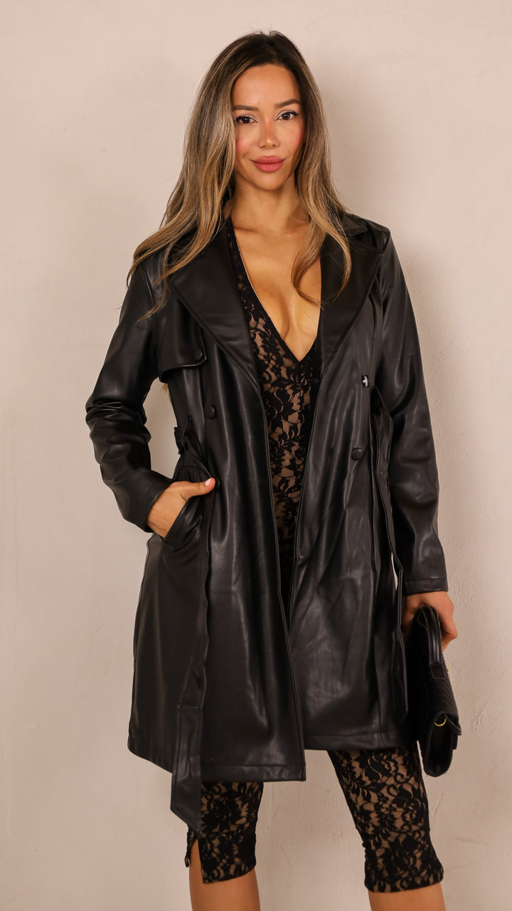 front view image 4 of Valentina Trench Jacket
