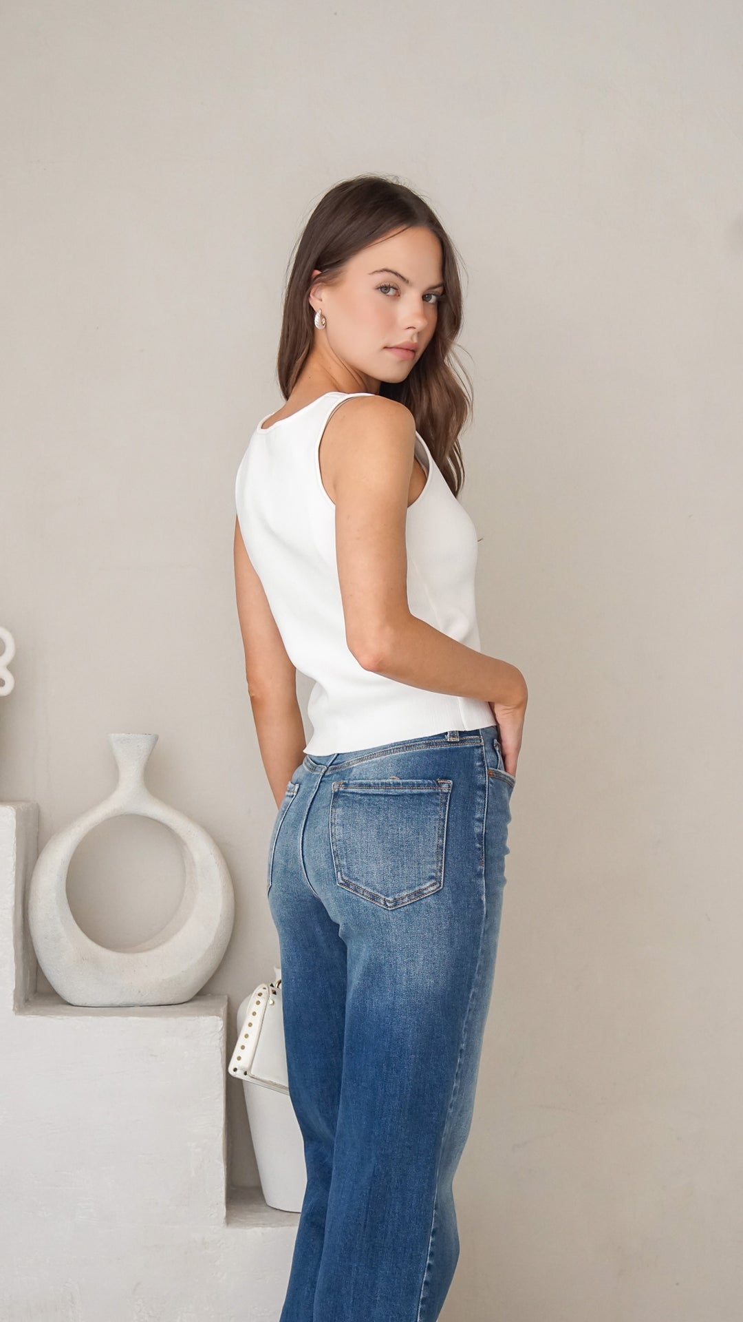rear view image 1 of Selene Sleeveless Top