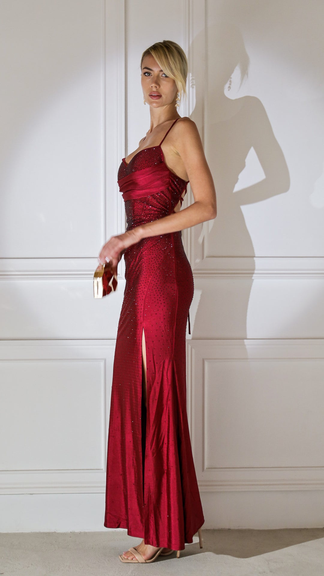 side view image 1 of Sunniva Maxi Dress