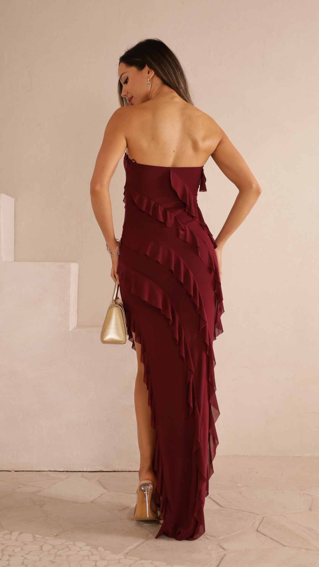rear view image 1 of Rivana Maxi Dress