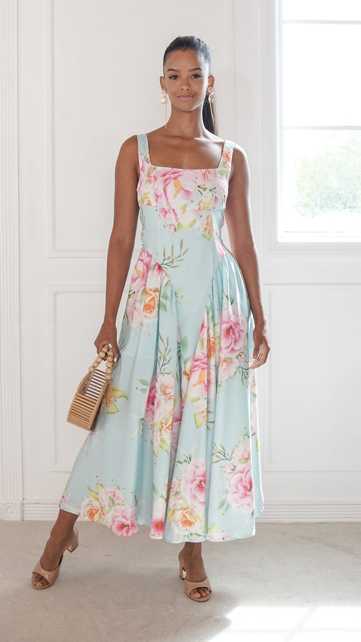 front view image 1 of Alina Midi Dress