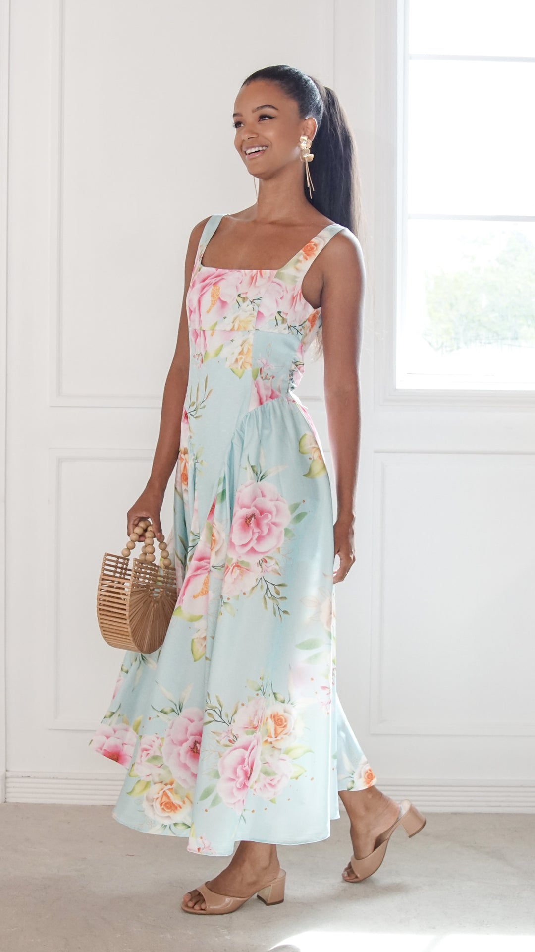 side view image 1 of Alina Midi Dress