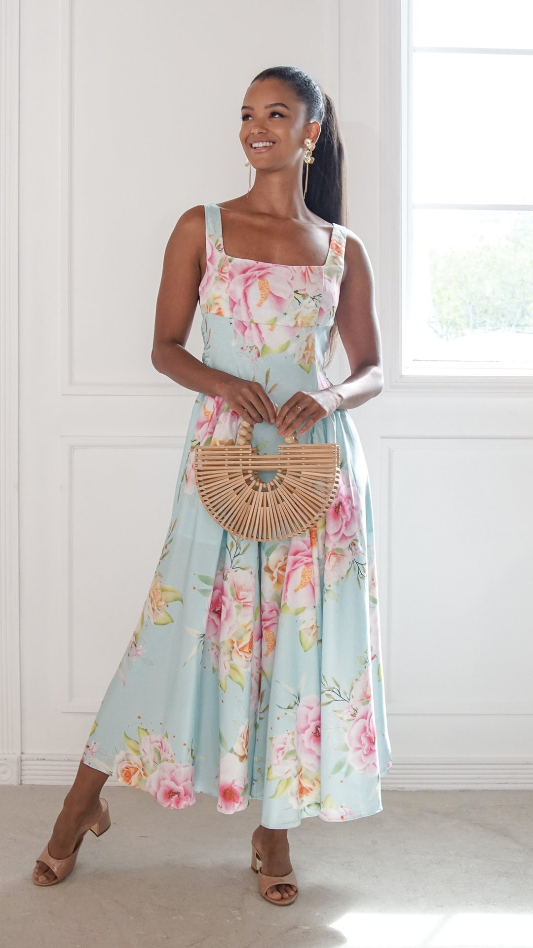 front view image 2 of Alina Midi Dress