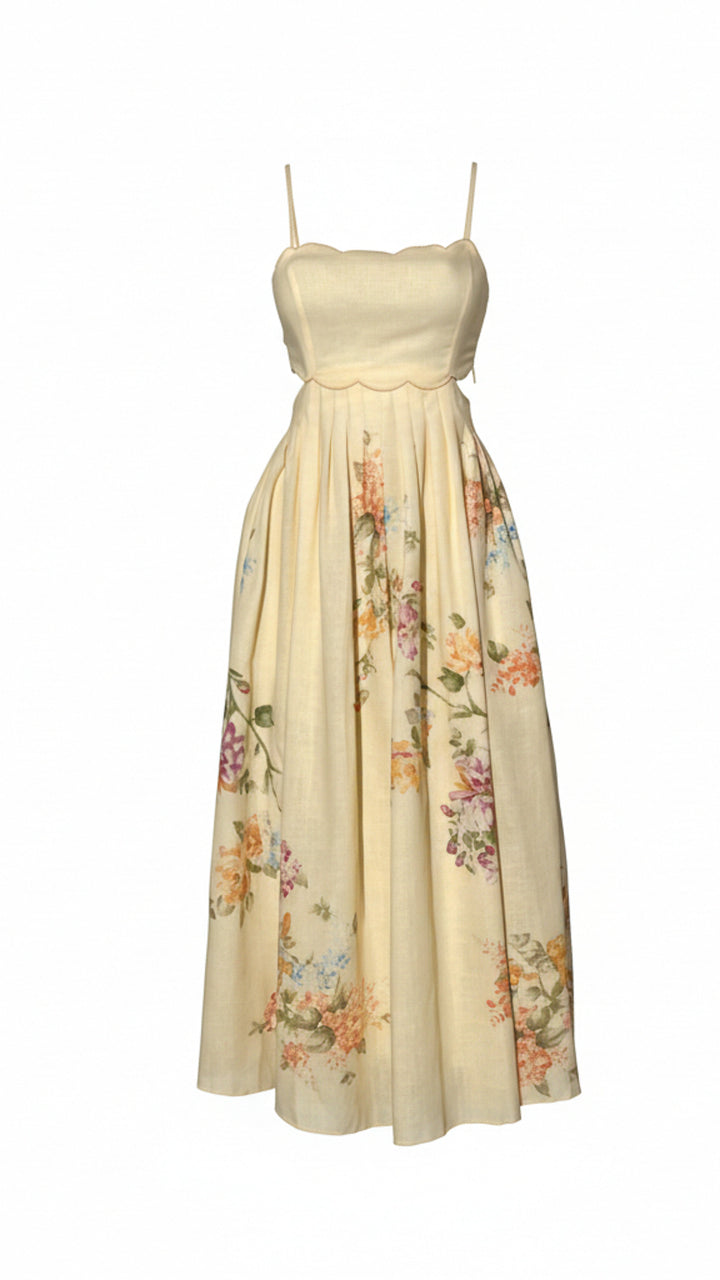 front view image 3 of Elowen Floral Midi Dress
