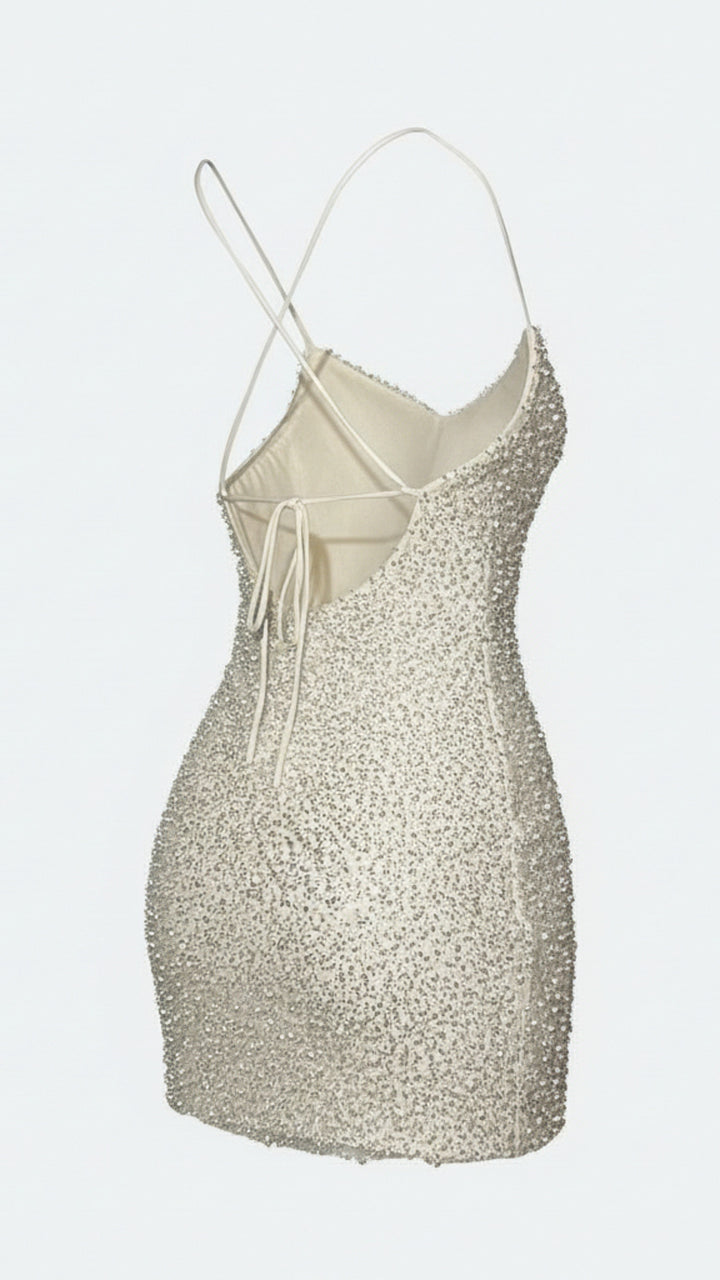 side view image 3 of Seraphina Sequin Mini Dress
