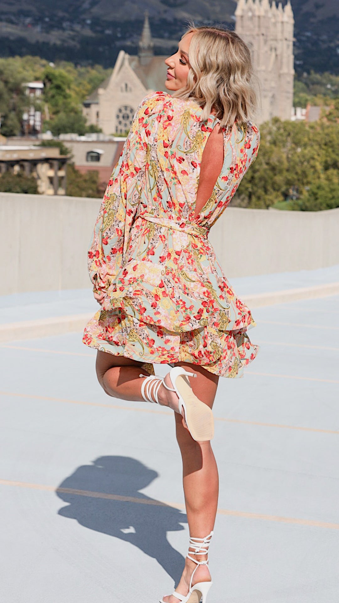 Yanice Mini Floral Dress - Steps New York