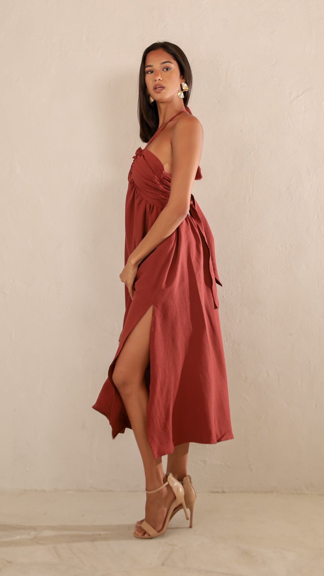 side view image 1 of Yandel Midi Dress