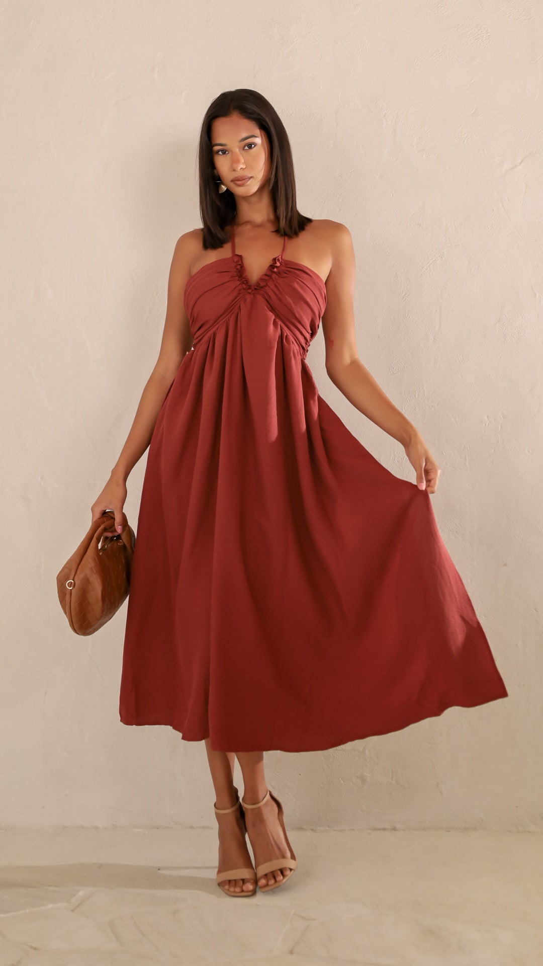 front view image 3 of Yandel Midi Dress