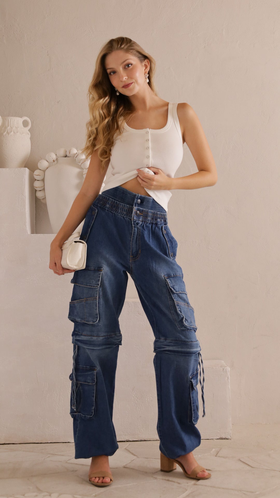 front view image 2 of Amelia Cargo Pants